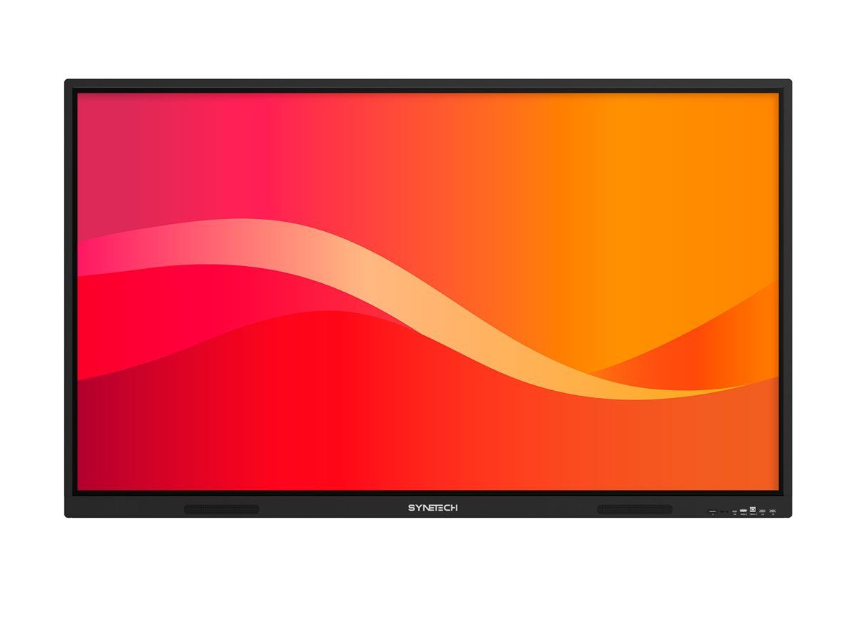 Monitor interactivo Synetech para educación en Compolaser