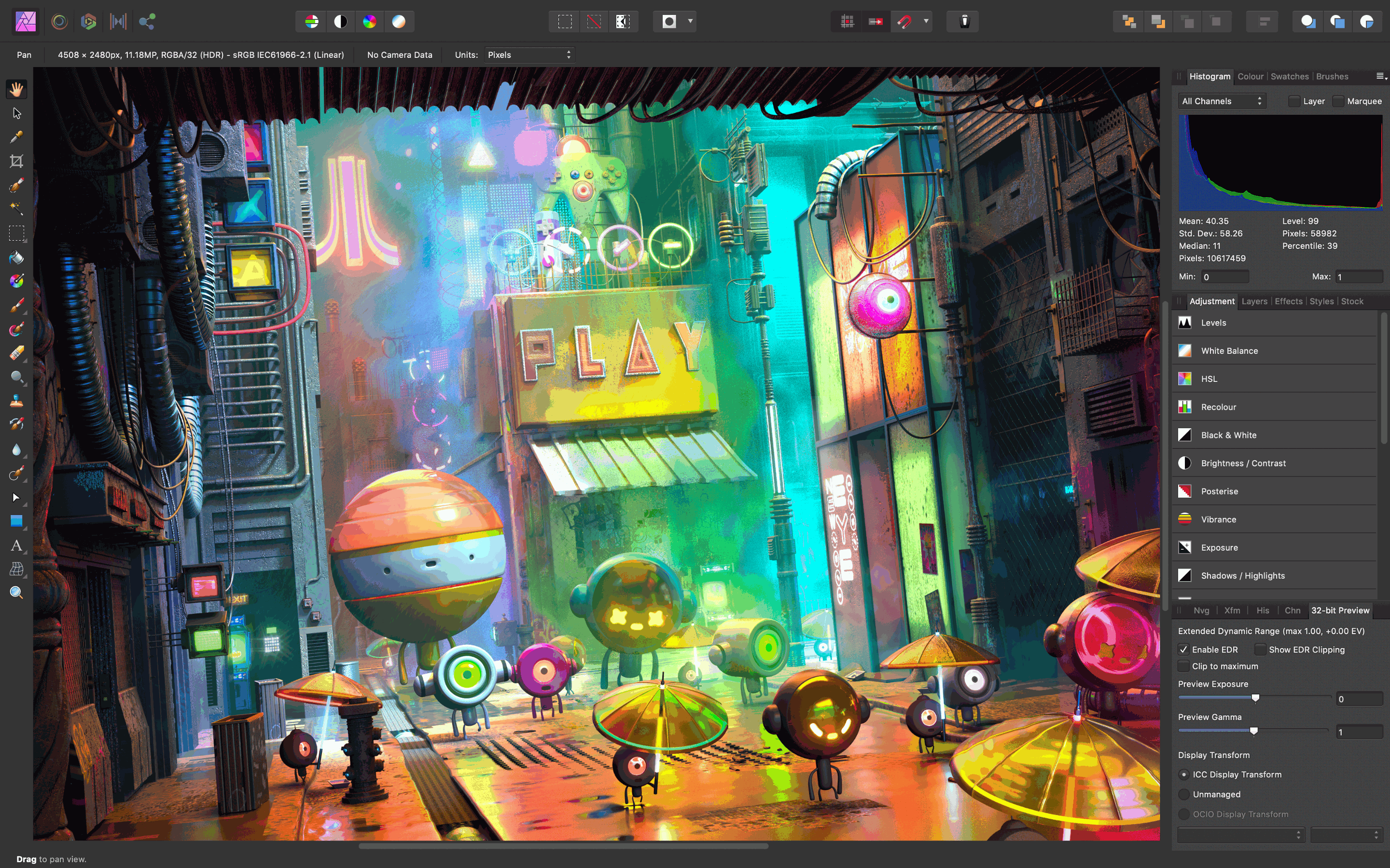 Affinity Photo GRATIS con Wacom Cintiq Pro