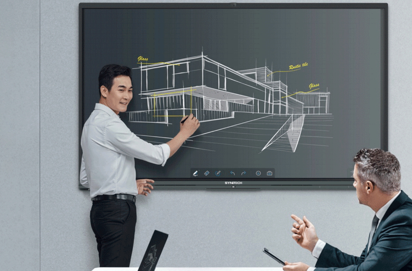 Synetech Corporate X5 Monitor Interactivo multitáctil videoconferencnia y presentaciones