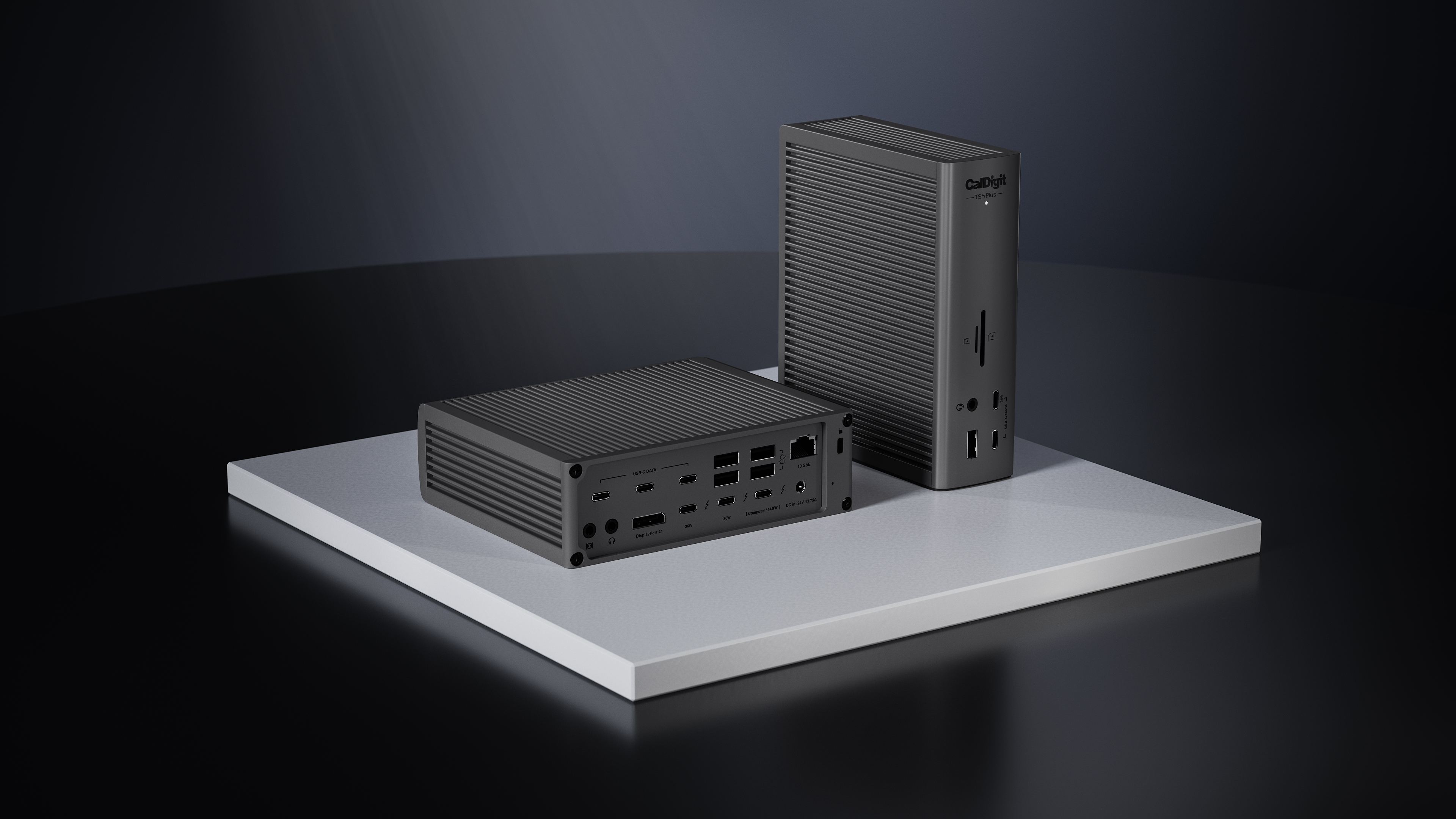 CalDigit TS5 Plus+ - Thunderbolt Station 5 Plus con cable Thunderbolt 5 de 1 m