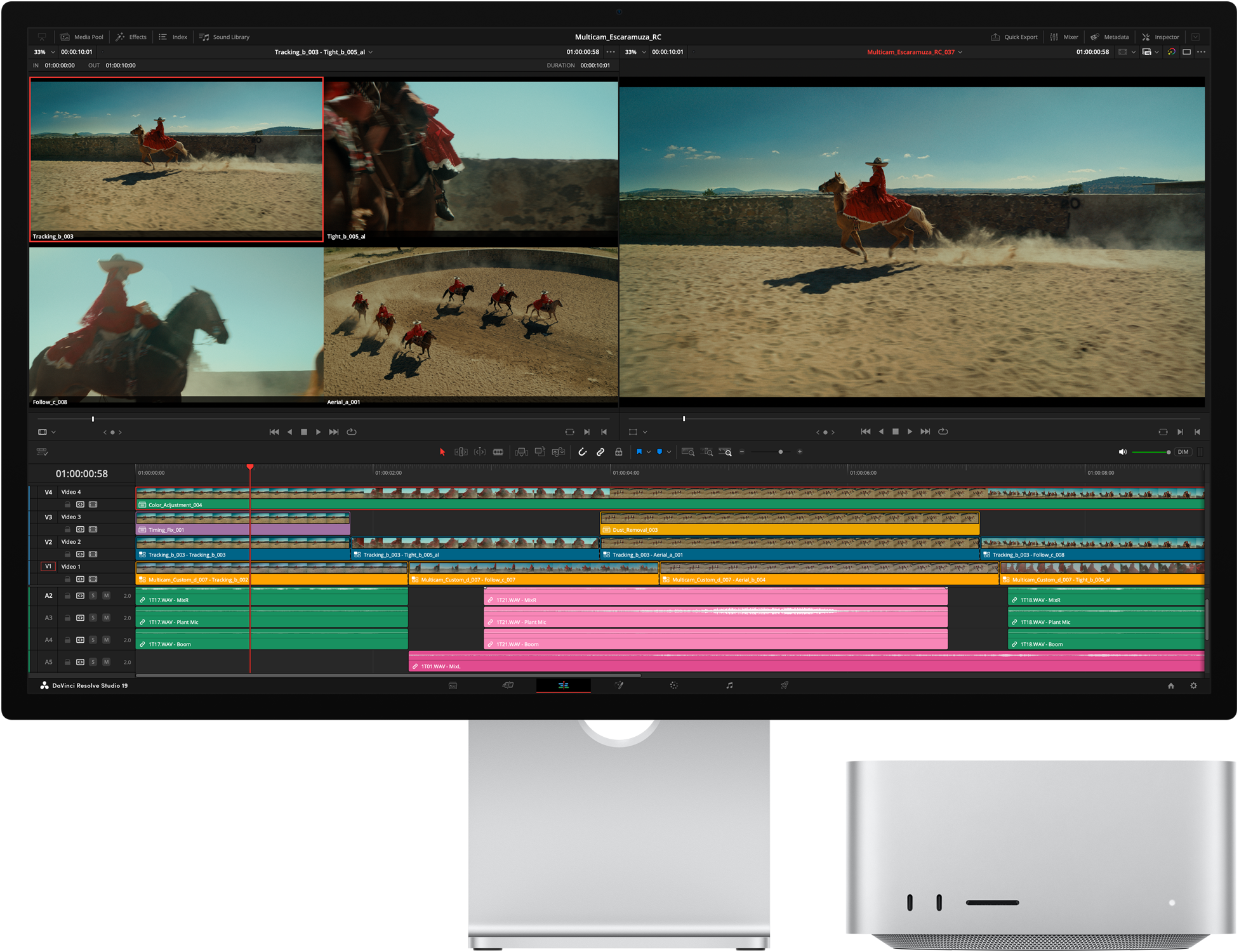 Apple Mac Studio: procesador M4 Max 14CPU/32GPU y 36GB RAM - 512GB SSD