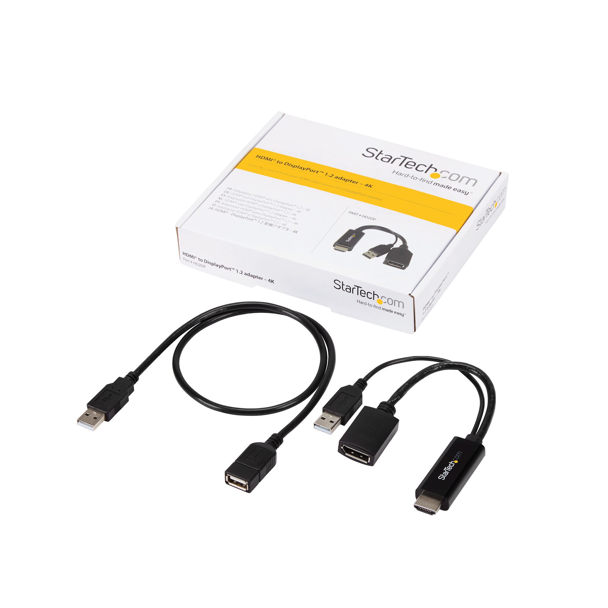 Conversor HDMI a DisplayPort - 4K