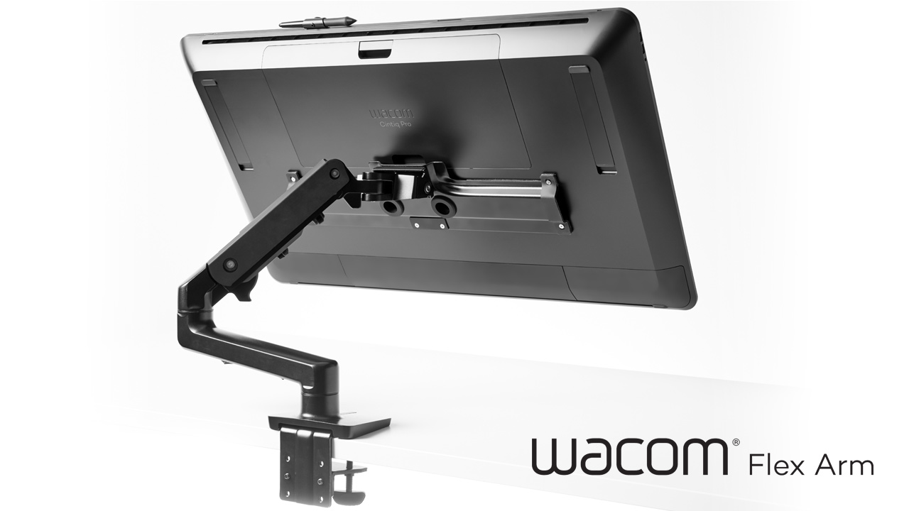 Wacom Cintiq Pro 24 Pen + Flex Arm Bundle 