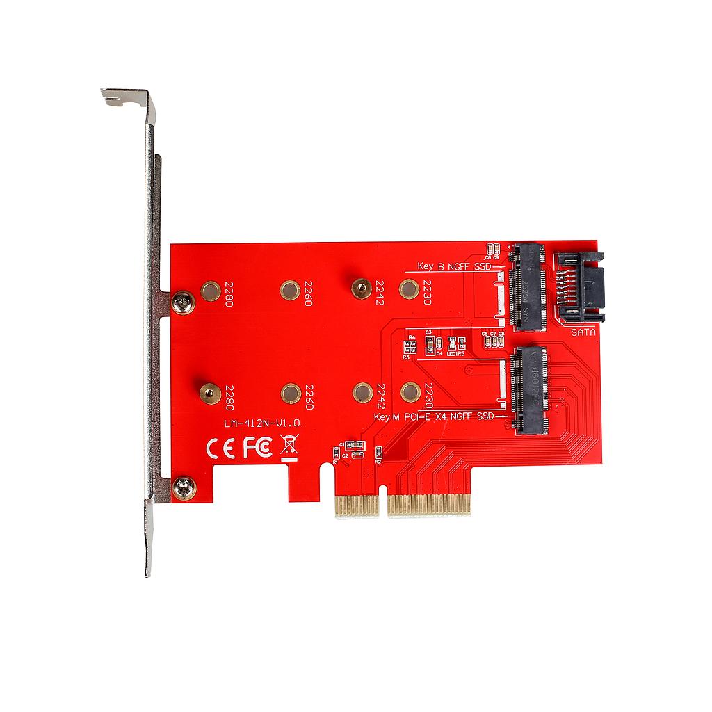 I-TEC PCI-E 2X M2 CARD         