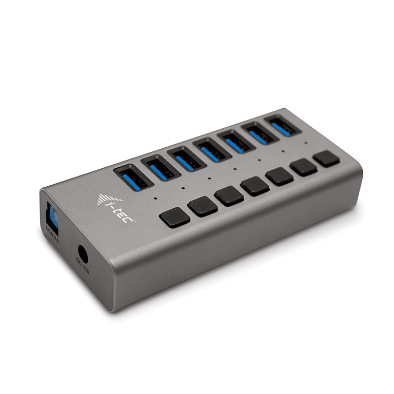 I-TEC USB 3.0 HUB 7 PORT 36 W  