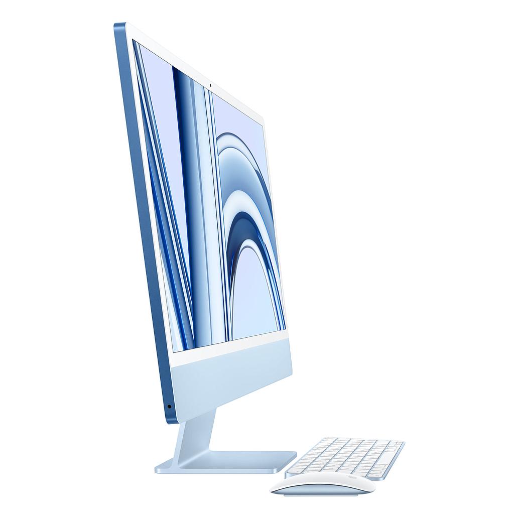 24-inch iMac with Retina 4.5K display: Apple M3 chip with 8-core CPU and 10-core GPU, 16GB 512GB SSD - Blue - Teclado Númerico Touch ID (Equipo a medida CTO) (Equipo nuevo)