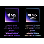 Apple Mac Studio: procesador M5 Max 18CPU/32GPU y 36GB RAM